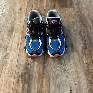 Kids Blue and Pink Athletic Shoes